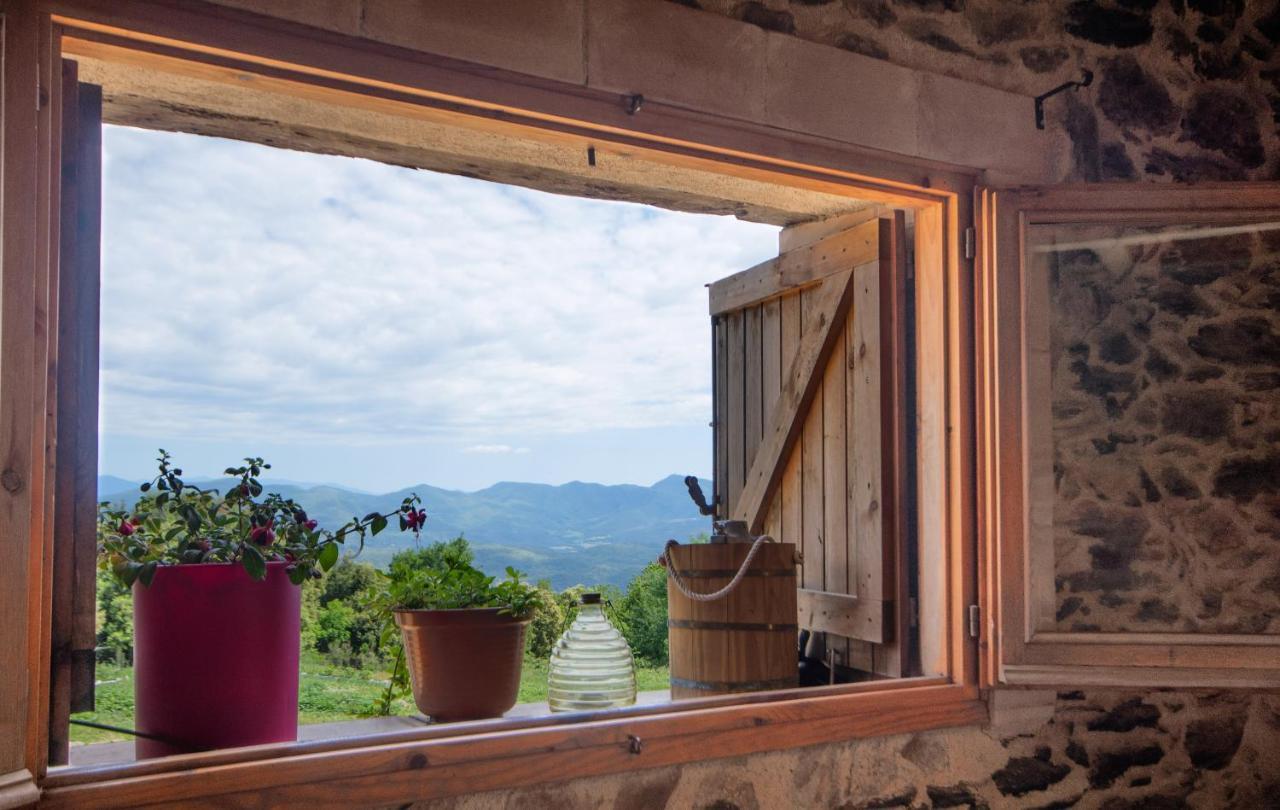 Apartamento Duplex Rural Con Chimenea Y Vistas Panoramicas Desde La Cama Sant Marti Sacalm Exterior foto