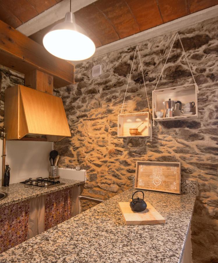 Apartamento Duplex Rural Con Chimenea Y Vistas Panoramicas Desde La Cama Sant Marti Sacalm Exterior foto